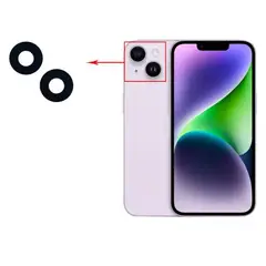 GENERICO - Repuesto lente Vidrio de cámara iPhone 15 Plus