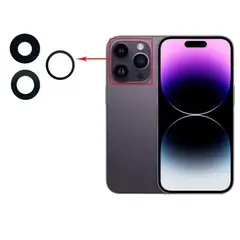 GENERICO - Repuesto lente Vidrio de cámara iPhone 15 Pro