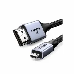 UGREEN - Cable Micro Hdmi a Hdmi 2 Metros 2.1 8K 60 Hz Ultra HD 15517
