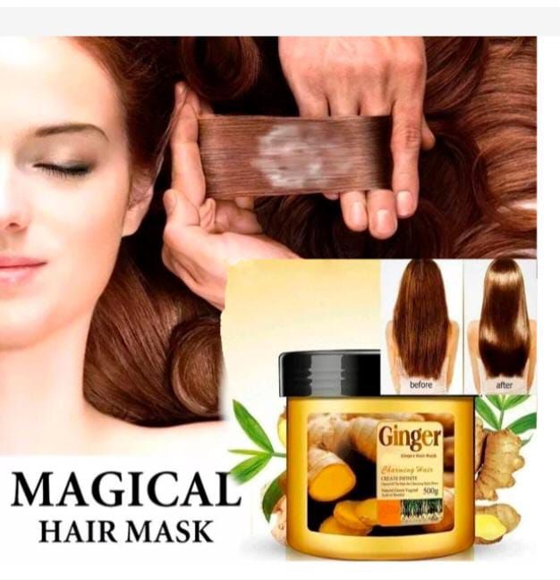 Mascarilla de gengibre brillo extrem qeratina