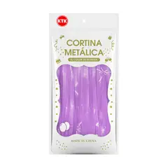 KTK - Cortinas Lisa Pastel Morado Para Fiesta