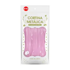 KTK - Cortinas Lisa Pastel Rosado Para Fiesta