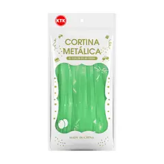 KTK - Cortinas Lisa Pastel Verde Para Fiesta