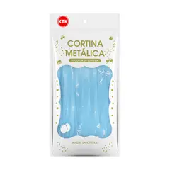 KTK - Cortinas Lisa Pastel Celeste Para Fiesta