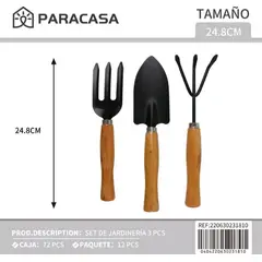 GENERICO - SET 3 PALA MINI PARACASAMAX