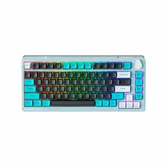 MACHENIKE - Teclado Gamer K600T B82 Tri-Mode Rgb Linear Switch Blue