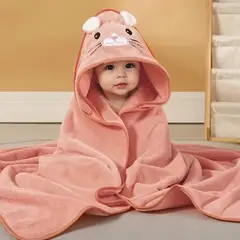 GENERICO - Toalla baño bebé - Gatita - Coral