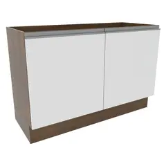 MADESA - Mueble de Cocina Glamy 120 cm - Mostrador para Lavadero
