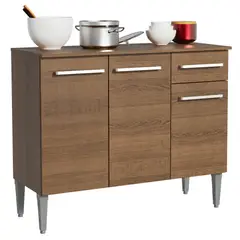 MADESA - Mueble de Cocina Emilly 3 Puertas 1 Cajón y Encimera