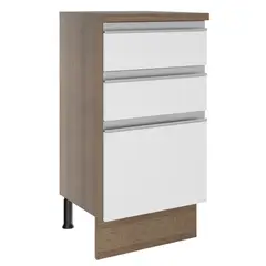 MADESA - Mueble de Cocina Glamy 40 cm 3 Cajones