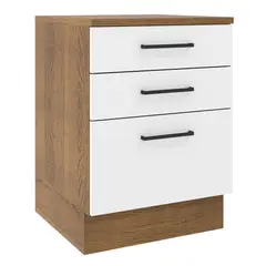 MADESA - Mueble de Cocina Agata 60 cm 3 Cajones