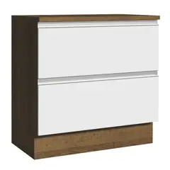 MADESA - Mueble de Cocina Glamy 80 cm 2 Cajones