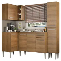 MADESA - Mueble de Cocina Integral de Esquina Emilly Song 261 cm