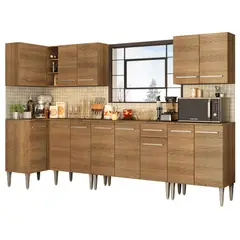 MADESA - Mueble de Cocina Integral de Esquina Emilly Rock 357 cm