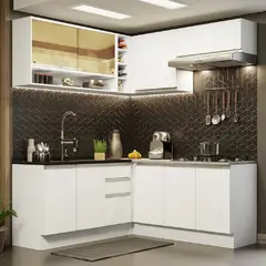 MADESA - Mueble de Cocina Integral de Esquina Glamy 349 cm 02