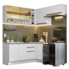 MADESA - Mueble de Cocina Integral de Esquina Glamy 349 cm 06