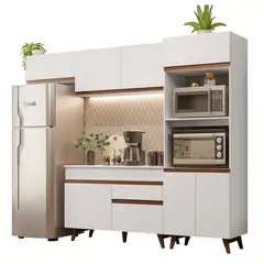 MADESA - Mueble de Cocina Integral Reims 260 cm - Con Encimera 08