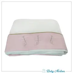 BABY MERINOS - Juego de Sabanas 130 x 70 cm Niña Mariposas - BDR