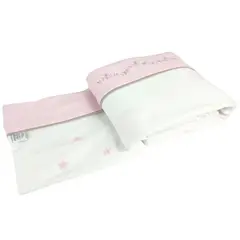 BABY MERINOS - Juego de Sabanas 130 x 70 cm Niña - Flores - BDR