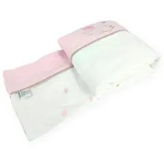 BABY MERINOS - Juego de Sabanas 130 x 70 cm Niña - Osita Pescadora - BDR