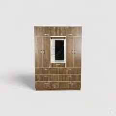 MUEBLES MACRUMO - ROPERO 150cm CON TOCADOR – 6 PUERTAS – COLOR GRACIA