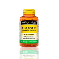 MASON NATURAL - MASON A-10000IU FROM FISH LIVER OIL 100 SOFTG