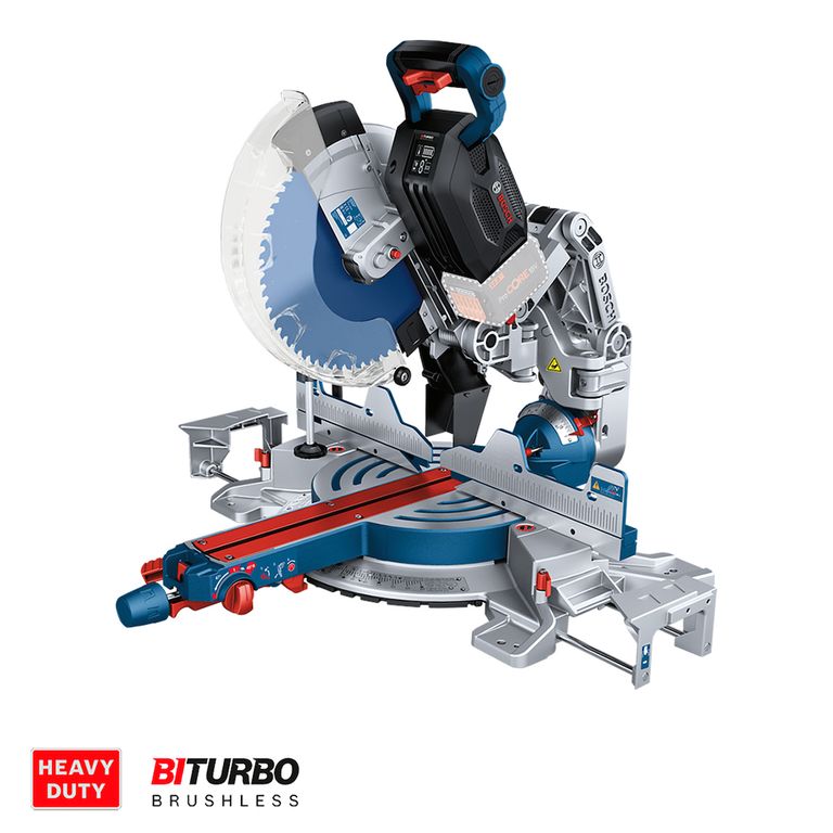 Ingleteadora Industrial Gcm 18v-305 Gdc Biturbo Sin Batería