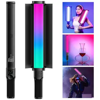 ULANZI - BARRA DE LUZ LED VL360 RGB CON ALETAS PARA FOTOGRAFÍA