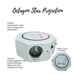 ITELSISTEM - Proyector Octagon Parlante Universo Light Galaxia