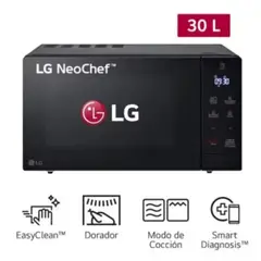 LG - HORNO MICROONDAS MH7032JAS 30 LITROS