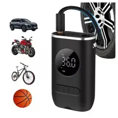 GENERICO - Inflador Portátil De Llantas Auto Moto Bicicleta Baihuo