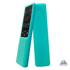 CASE - Funda Protector Para Control Samsung Qled Planito -Turquesa Fluor