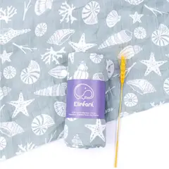 GENERICO - Manta de Muselina Suave para Bebé 100% Algodón 110 x 120 cm