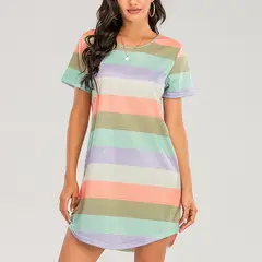 ZIMRAHYG - Pijama De Mujer Camisones Casual Manga corta Ropa De Casa