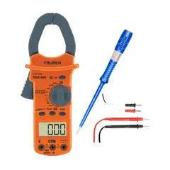TRUPER - Pinza amperimetrica industrial + piloto