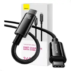 BASEUS - Cable 240w 2m USB C a C datos 480mbps