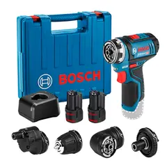 BOSCH - Taladro Percutor Flexiclick 4 En 1 Gsr 12-15 Fc