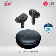 LG - Audífonos TONE Free FP5 con Bluetooth y Cancelación Activa