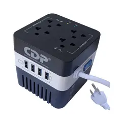 GENERICO - Estabilizador de Voltaje 600VA/300W 4 Salidas RU-AVR604I CDP