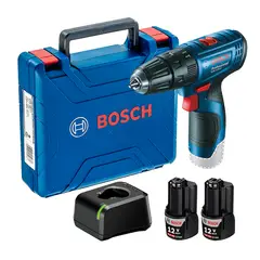 BOSCH - Taladro Percutor GSB 120 Li 12v Profesional + Baterías