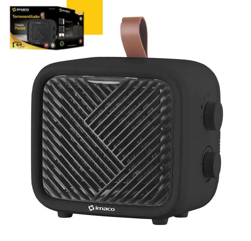 TERMOVENTILADOR PORTATIL ITC1510N Negro