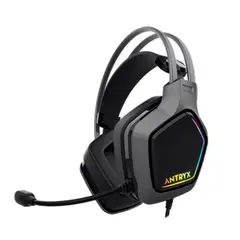 ANTRYX - AUDIFONO C/MICROFONO ENIGMA SE GRAY 7.1 VIRTUAL, VIBRADOR, USB