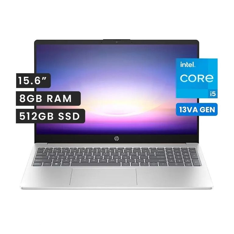 Laptop 15-fd0007la Intel Core I5 1335U (13va Generacion) 8gb 512gb ssd 15.6 FHD window 11 Plata