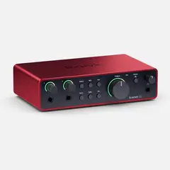 FOCUSRITE - Scarlett 2i2 4ta Gen Interfaz De Audio Usb-c Rojo