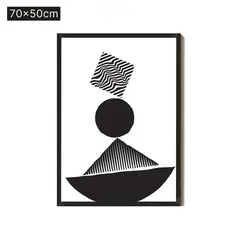 ALOP - Cuadro con Marco Negro Balance III 70x50