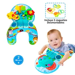 MEYING - Almohada Cojín de Estimulación Tummy Time Diseño Elefantito