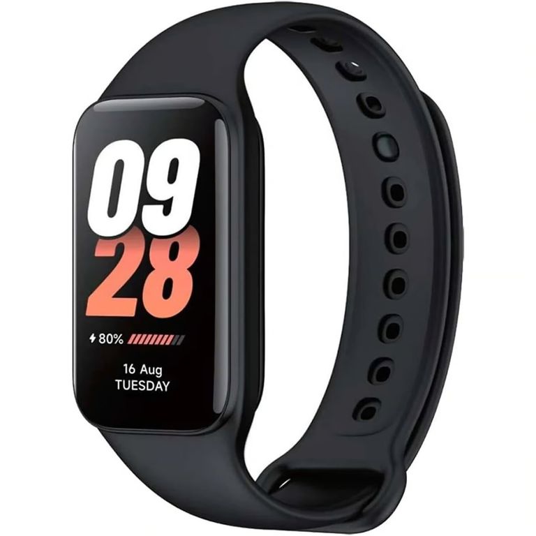 Correa Silicona para Mi Band 8 Active - Negro