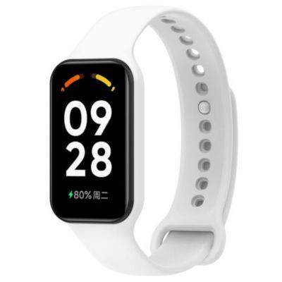 Correa Silicona para Mi Band 8 Active - Blanco