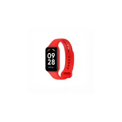 GENERICO - Correa Silicona para Mi Band 8 Active - Rojo
