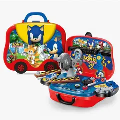 SONIC - Set De Herramientas Y Lonchera 2 En 1 The Hedgehog / Sega